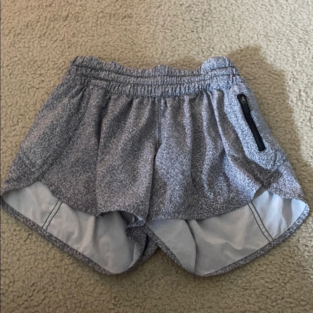 Grey lululemon shorts size 6